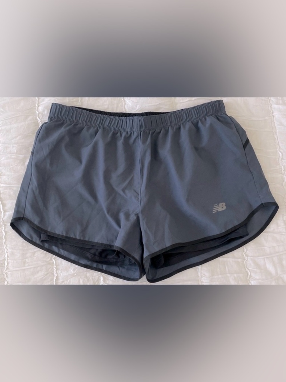 New Balance Running Shorts Gray Lightweight Athletic Gym Summer Small NWOT